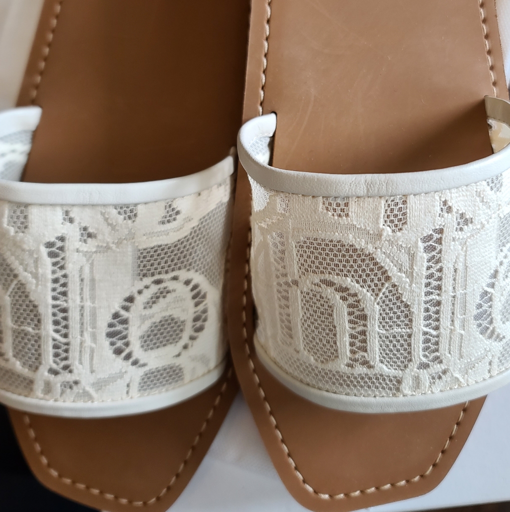 Chloe Woody Lace Sandals, Sizes 38 And 39, Nib